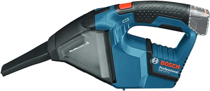Bosch Professional 12V System Akku Staubsauger GAS 12V (0,35L Behältervolumen, 0,87kg, ohne Akkus un