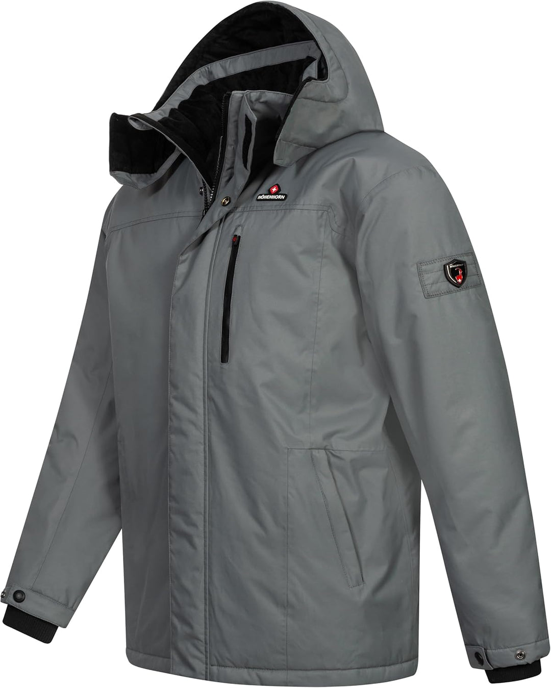 Höhenhorn Starsgard Herren Winter Jacke Wasserdicht Atmungsaktive Funktionsjacke, Grau