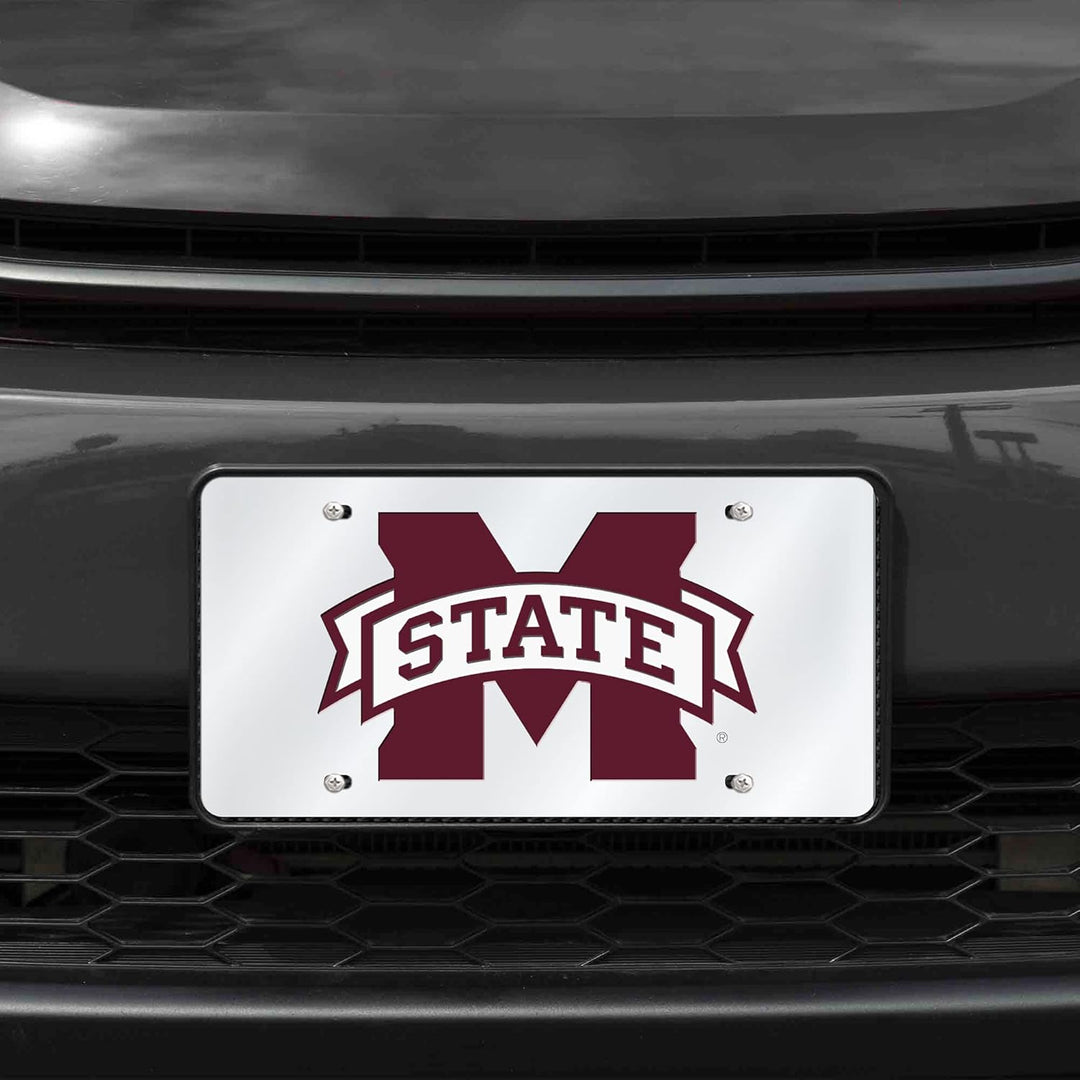 NCAA lasergeschnittenes Kennzeichen Mississippi State Bulldogs