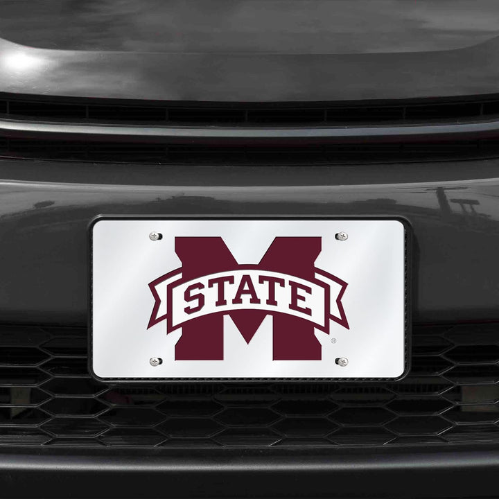 NCAA lasergeschnittenes Kennzeichen Mississippi State Bulldogs