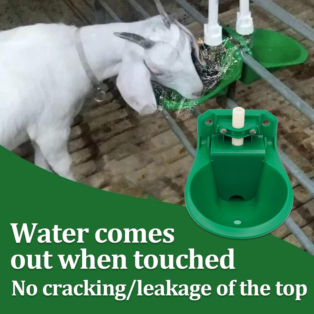 Automatische Tränkebecken für Schafe, ViehträNken mit Abflusslöchern, Automatische Wasserversorgung