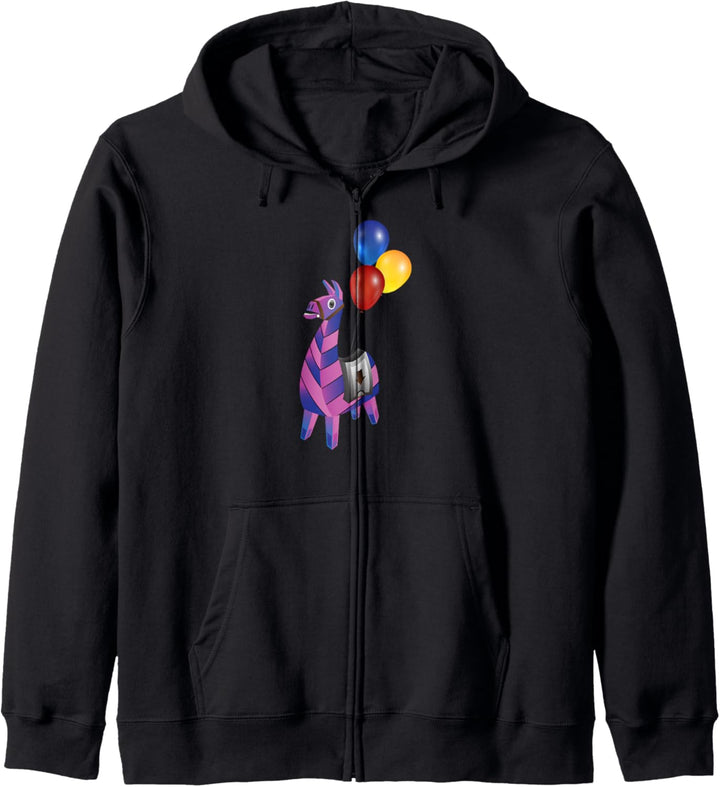 Lama Gaming Design Gamer Geschenk Zocken Mann Frau Kind Kapuzenjacke