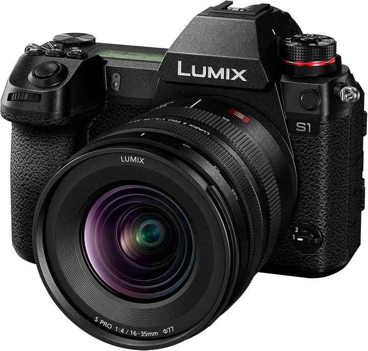 Panasonic S-R1635E LUMIX S PRO Superweitwinkel-Objektiv (16-35 mm, L-Mount Objektiv, F4.0, Filtergrö