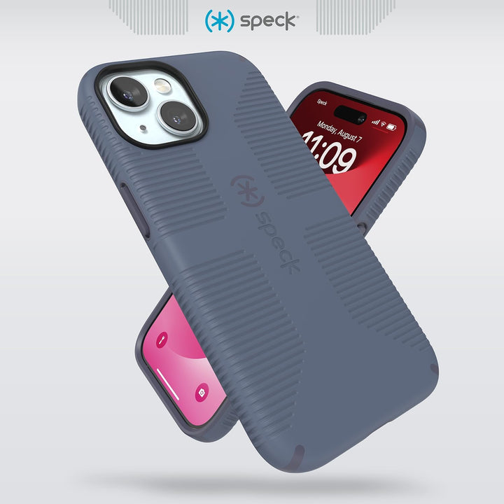 Speck iPhone 15 Hülle - Gebaut für MagSafe, Fallschutzgriff - für iPhone 15 iPhone 14 & iPhone 13 -