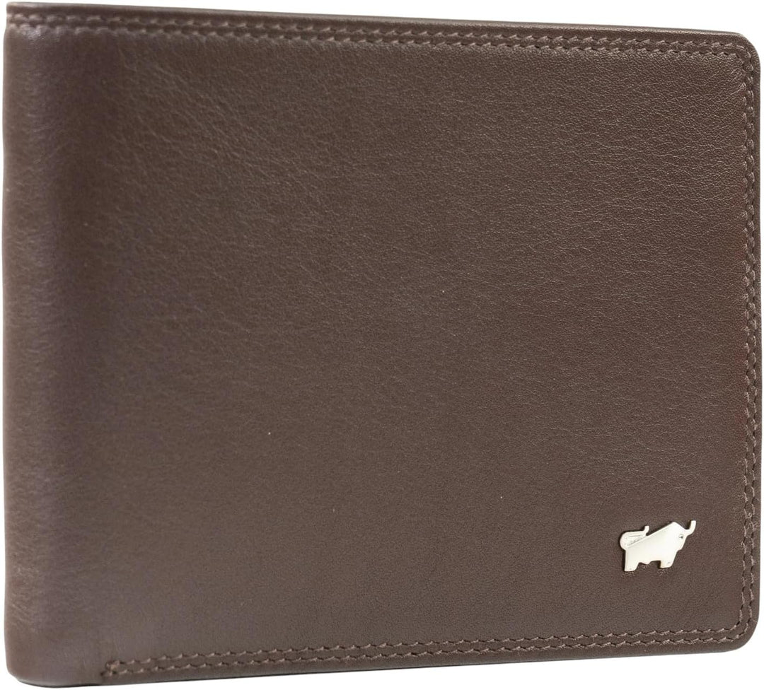 BRAUN BÜFFEL Herren Geldbörse aus echtem Leder Golf 2.0 - Portemonnaie für Männer - 8 Kartenfächer +