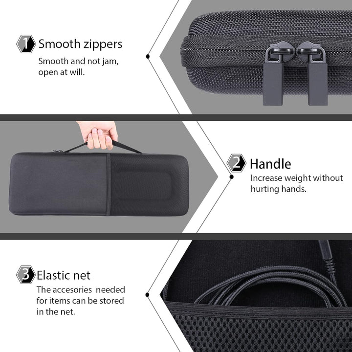 co2CREA case Harte reiseschutzhülle Etui Tasche für Logitech G 915 Lightspeed Kabellose, mechanische