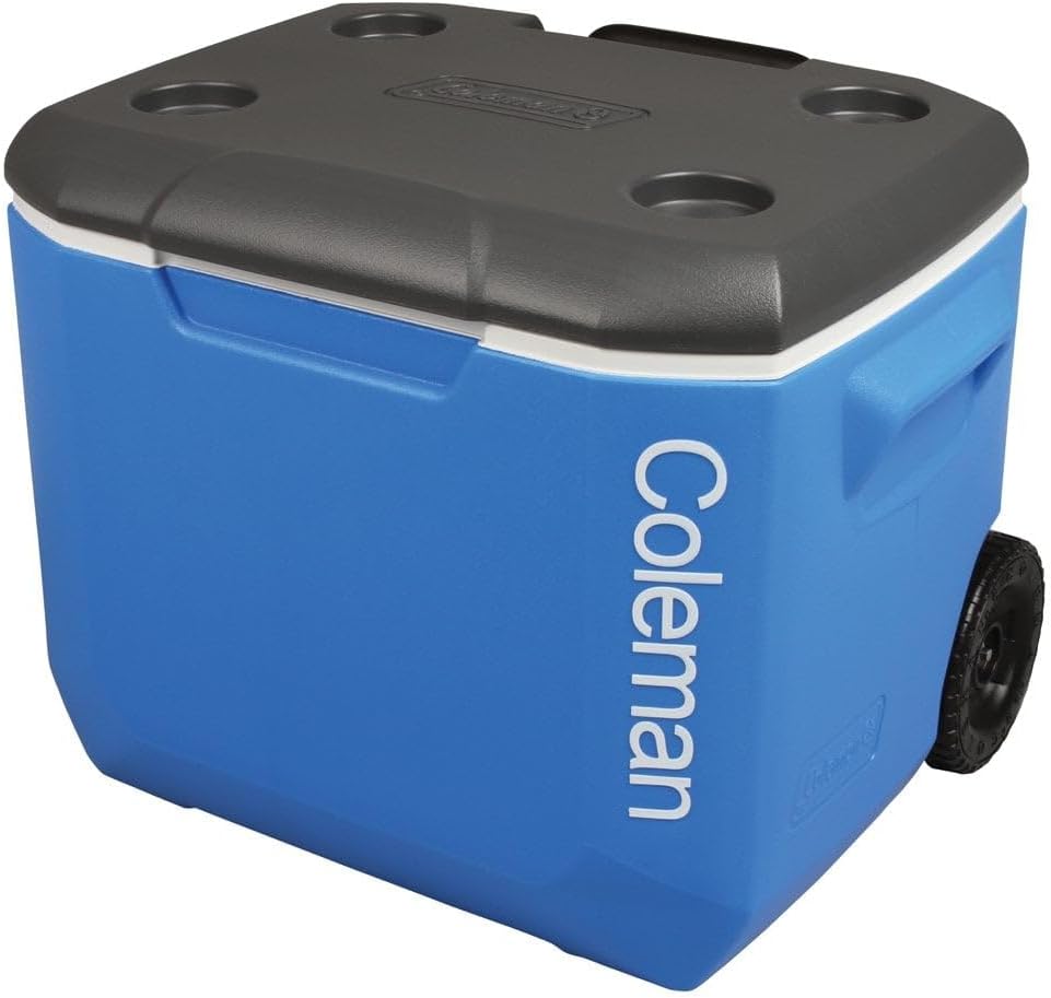 Coleman Performance 60QT Kühler mit Rädern, 56 l Blue 57 x 44 x 45cm