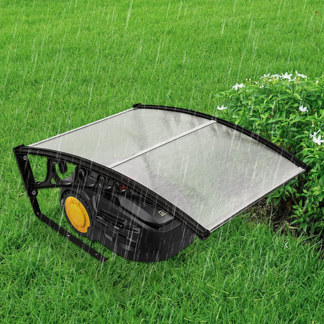 Daromigo Mähroboter Garage Dach Carport für Rasenmäher Roboter 106 x 87 x 50 cm aus Polycarbonat für