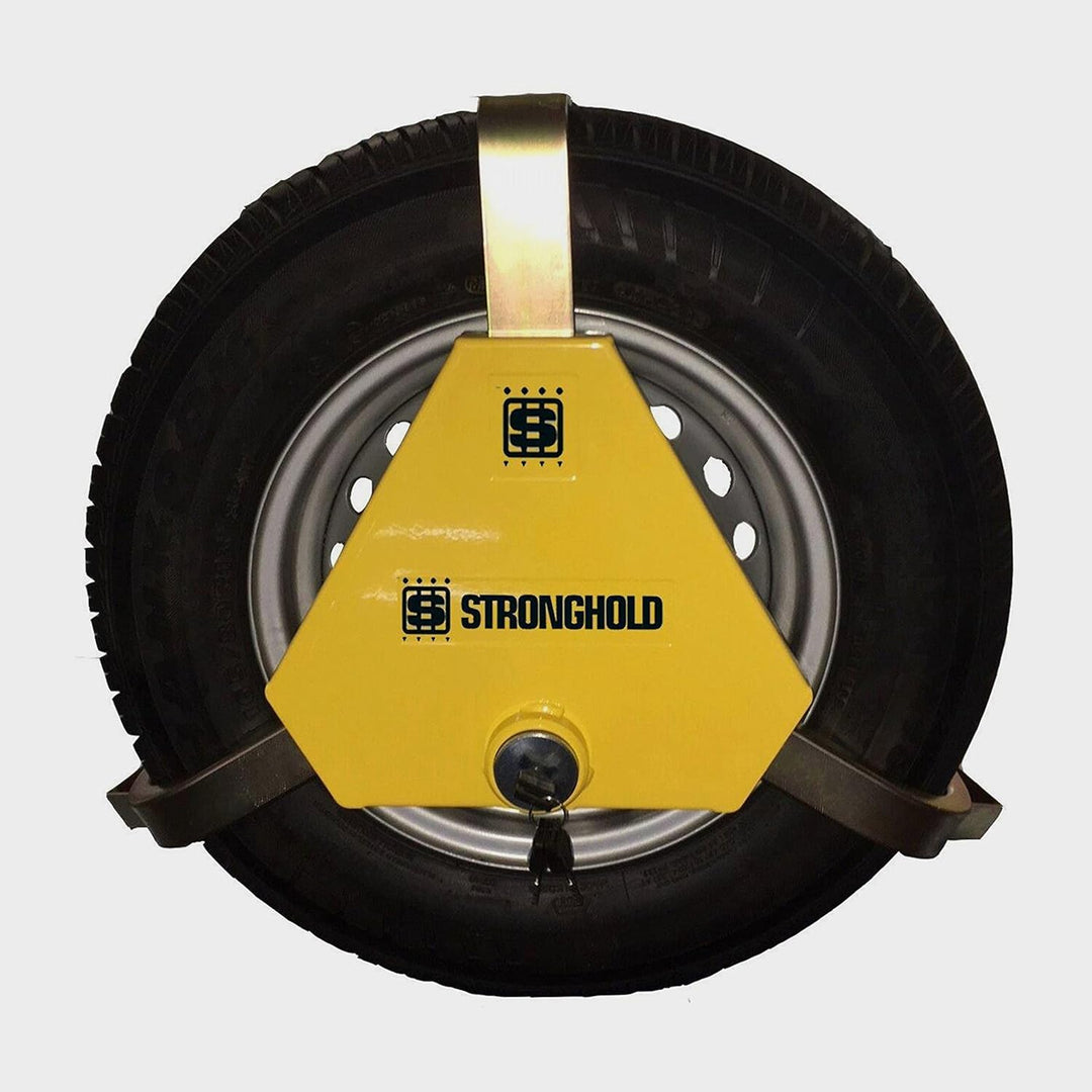 Stronghold Apex 12”-13” dreieckige Radkralle passend für Wohnwagen, Anhänger, Pferdeanhänger, Transp