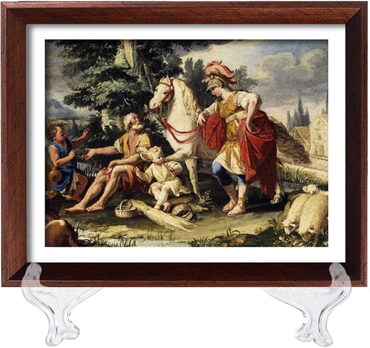 30 Stücke Telleraufsteller Acryl Tellerständer Kunststoff Tellerhalter Telleraufsteller Klappbar Auf