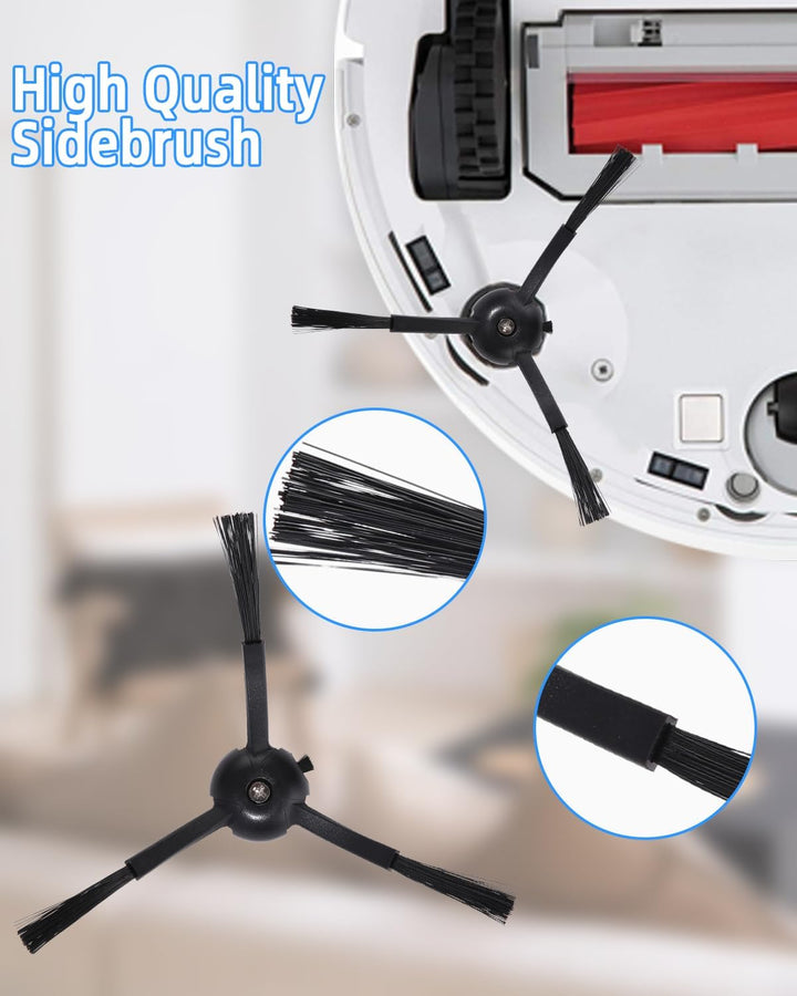 Zubehörset für Roborock Q8 Max+/Q8 Max/Q5 Pro+/Q5 Pro Saugroboter, 2 Hauptbürste, 4 Hepa-Filter, 4 W