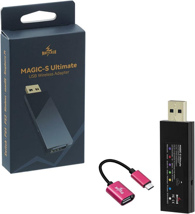 Mcbazel MayFlash Magic-S Ultimate Wireless Bluetooth USB Adapter für PS4/Switch/macOS/Windows/Raspbe