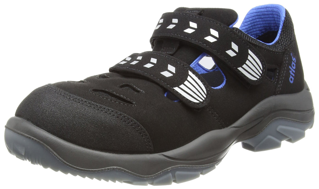 Atlas Alu-tec 360 - EN ISO 20345 S1 - W10, Unisex - Erwachsene Sicherheitsschuhe 37 EU Schwarz, 37 E