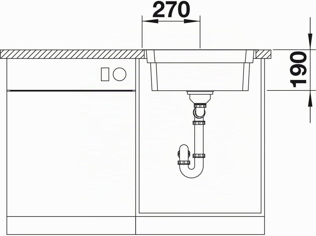 BLANCO ETAGON 500-IF | Edelstahl | Einbauart: Einbau von Oben &amp; Flächenbündig | ohne Ablauffernbedie