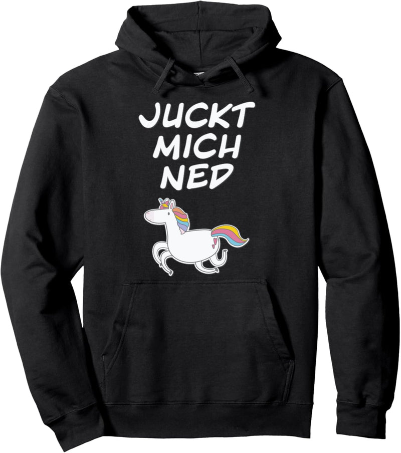 Juckt mich ned Einhorn | Lustiger Cooler Spruch für Mädchen Pullover Hoodie