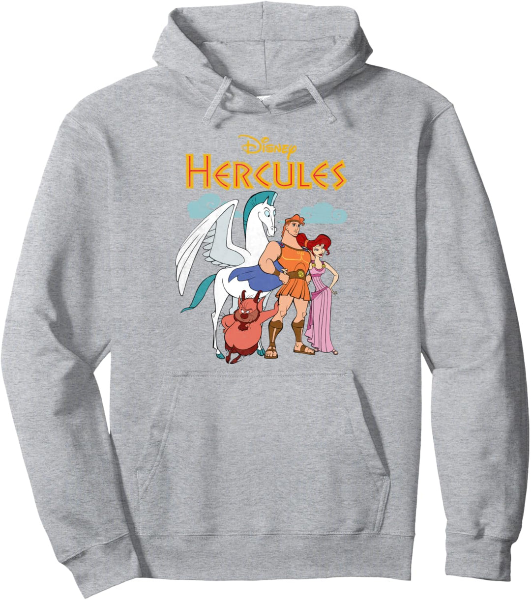 Disney Hercules Classic Group Shot Vintage Pullover Hoodie