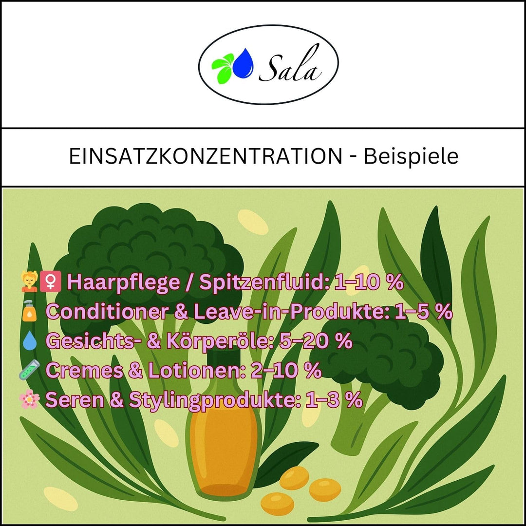 Sala Brokkolisamenöl kaltgepresst BIO 100 ml Taschenflasche Brokkolisamenöl kaltgepresst bio 100 ml