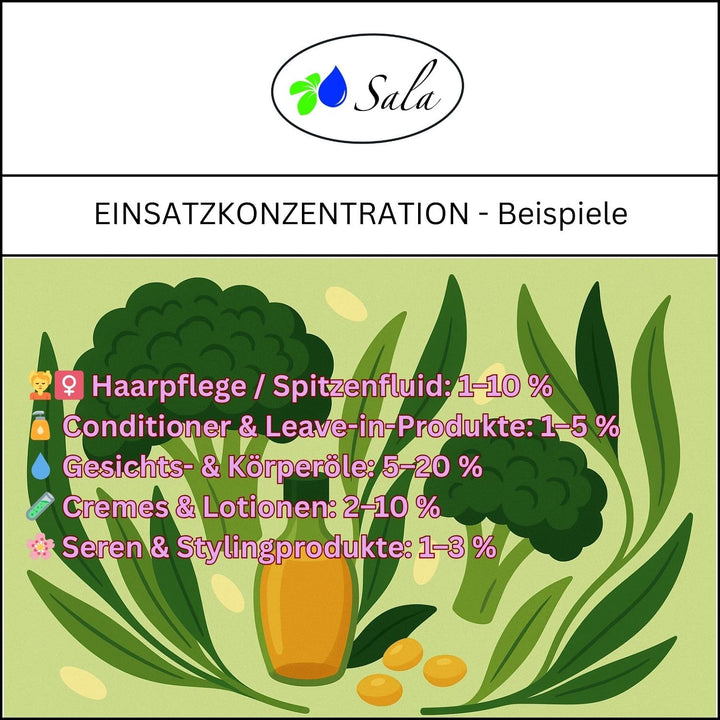 Sala Brokkolisamenöl kaltgepresst BIO 100 ml Taschenflasche Brokkolisamenöl kaltgepresst bio 100 ml