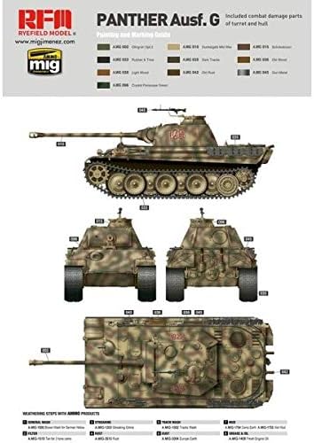Rye Field Model RM5018 Modellbausatz Sd.Kfz. 171 Panther AUSF.G, Mehrfarbig