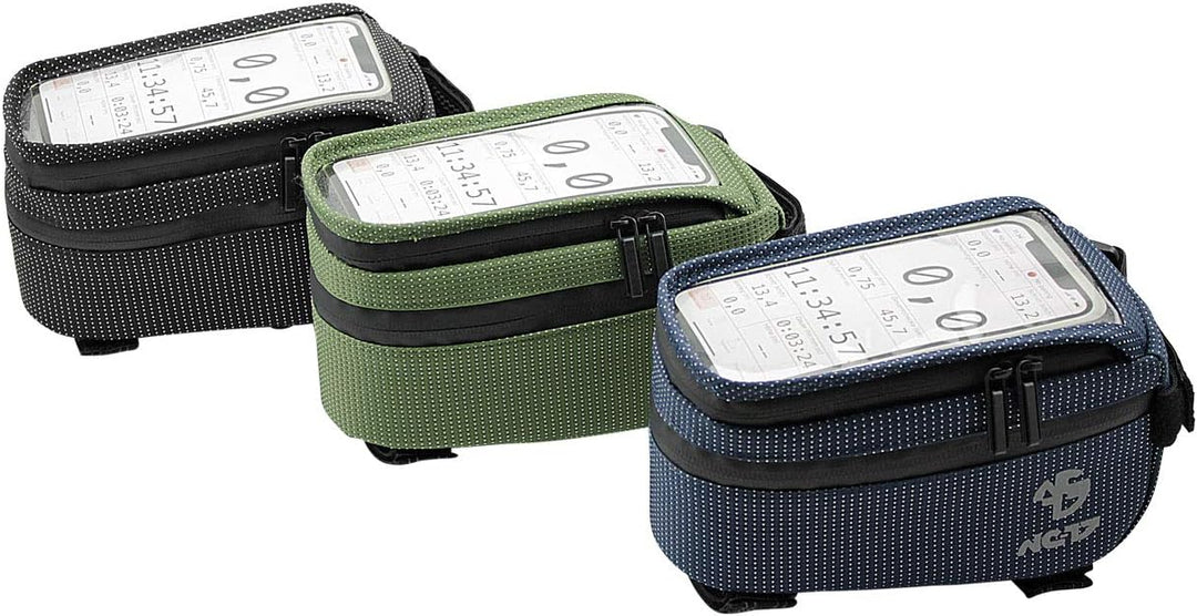 NC-17 Connect Universal Oberrohrtasche DOT / Fahrrad-, Smartphonetasche mit Klettverschluss, Staufac