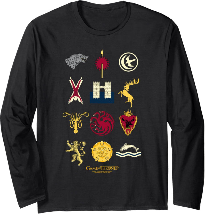 Game of Thrones House Sigils Langarmshirt
