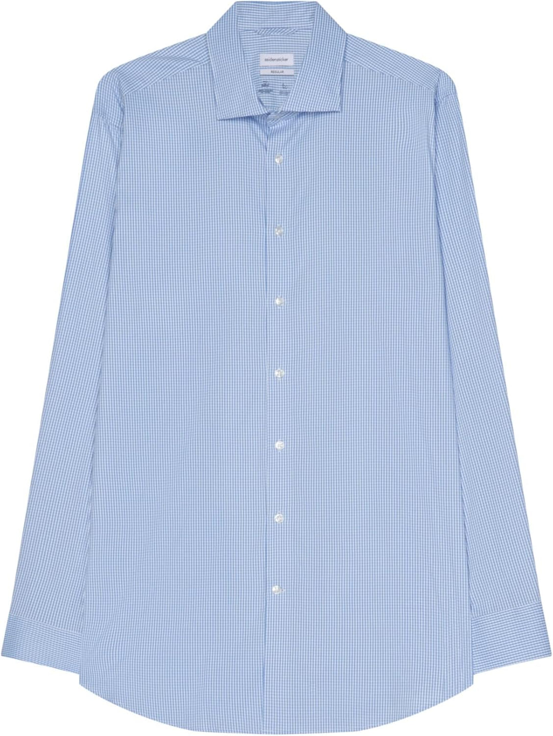 Seidensticker Herren Business Hemd - Regular Fit - Kent Kragen - Langarm - Stretch 38 Hellblau, 38 H