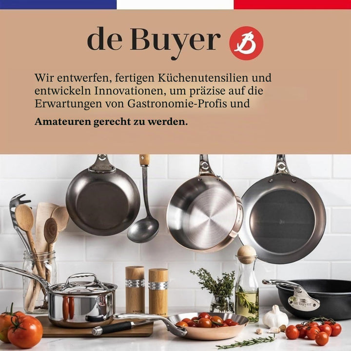 de Buyer, Bratpfanne Mineral B aus Carbonstahl, Ø 32 cm, 5610.32