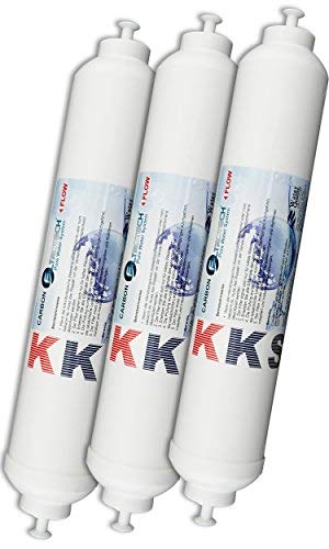 3er Pack Wasserfilter für Side by Side Kühlschrank Samsung LG AEG Haier usw Externer Kühlschrankfilt