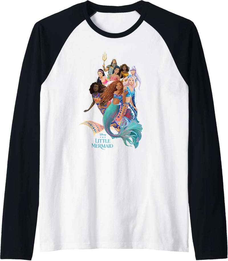 Disney The Little Mermaid Group Poster Ariel & King Triton Raglan