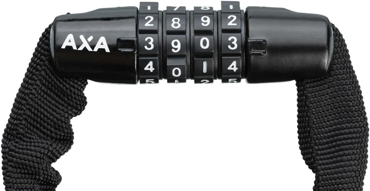 AXA Rigid RCC 120 – Kettenschloss mit Code – 120 cm lang – Stahlglieder 3,5 mm – Sicherheitsstufe 3