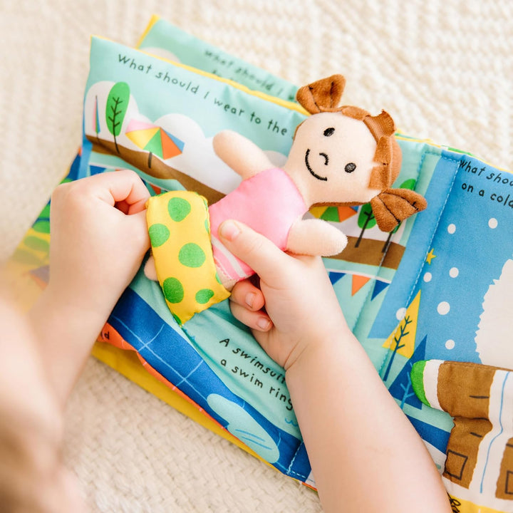 Melissa & Doug Soft Activity Book - What Should I Wear