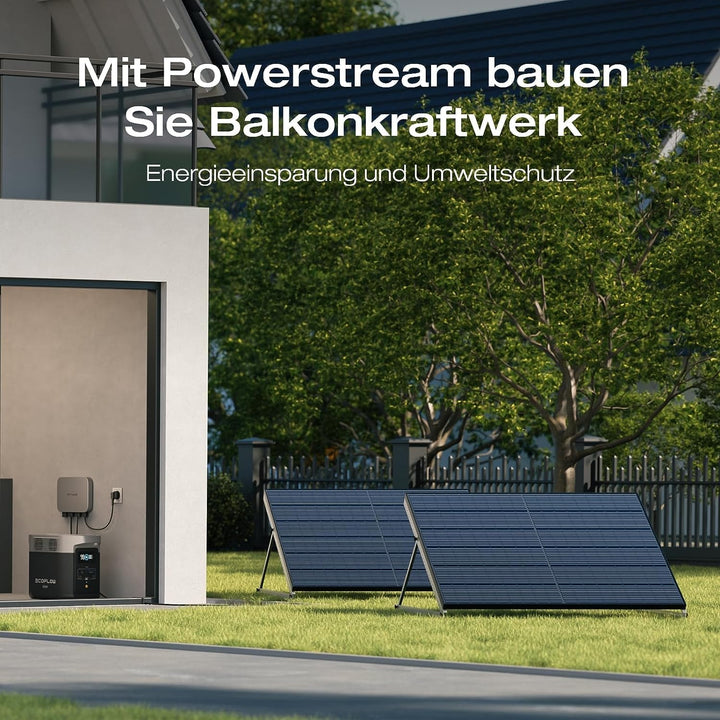 EcoFlow DELTA 2 Max tragbare Powerstation 2048Wh, erweiterbar 2-6 kWh, LFP-Batterie mit 3000 Zyklen,