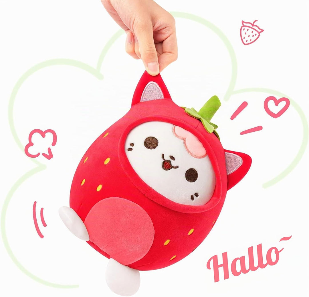 shownicer Plüschtier Katze Kuscheltier Stofftier Kawaii Katze Plüsch Kissen Spielzeug Kätzchen Plüsc