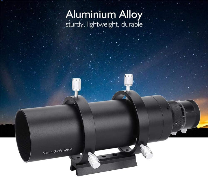 Teleskop, Finderscope Finder 60mm Doppelhelix Fokussierer Guide Scope Finderscope für astronomische