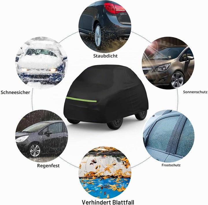 Vollgarage Autoabdeckung Ersatz für Microlino 2022-2025, Auto Abdeckplane Autogarage Autoplane Ganzg