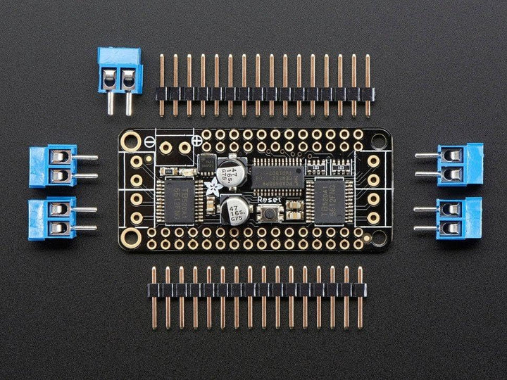 Adafruit DC Motor + Stepper FeatherWing Add-on For All Feather Boards [ADA2927]