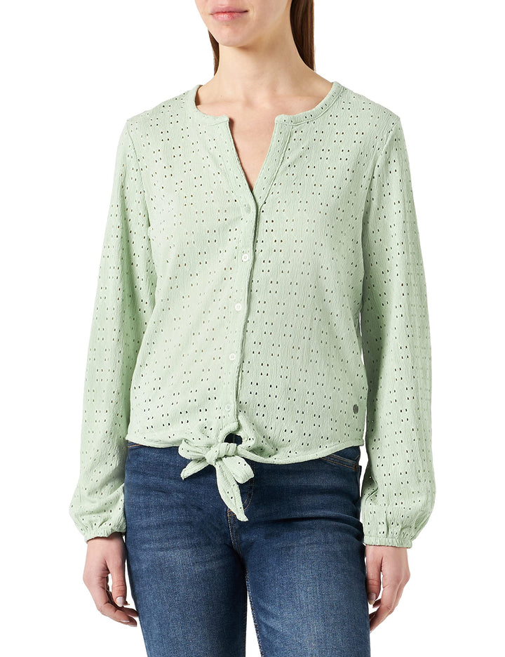 GARCIA Damen Bluse XS Grün, XS Grün