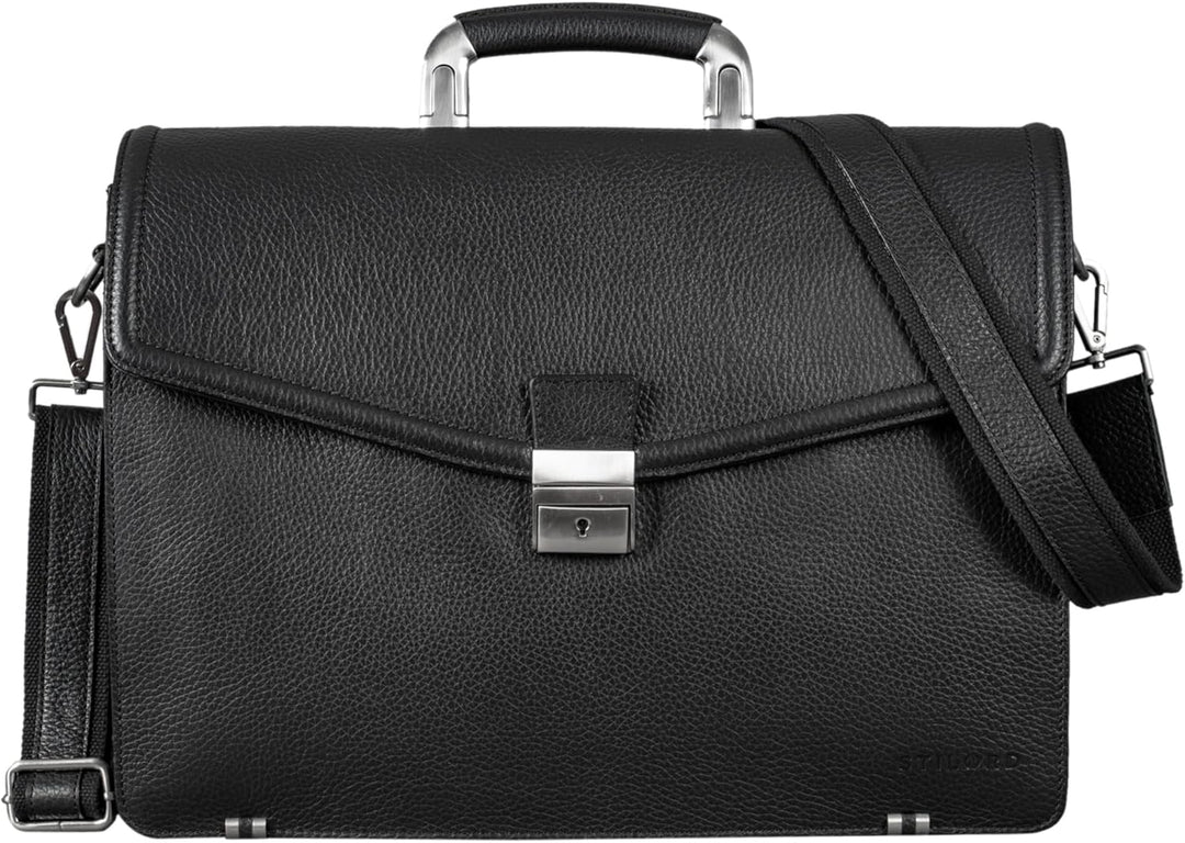 STILORD Lazarus Aktentasche Leder Gross Herren Damen Businesstasche 15,6 Zoll Laptoptasche Umhängeta
