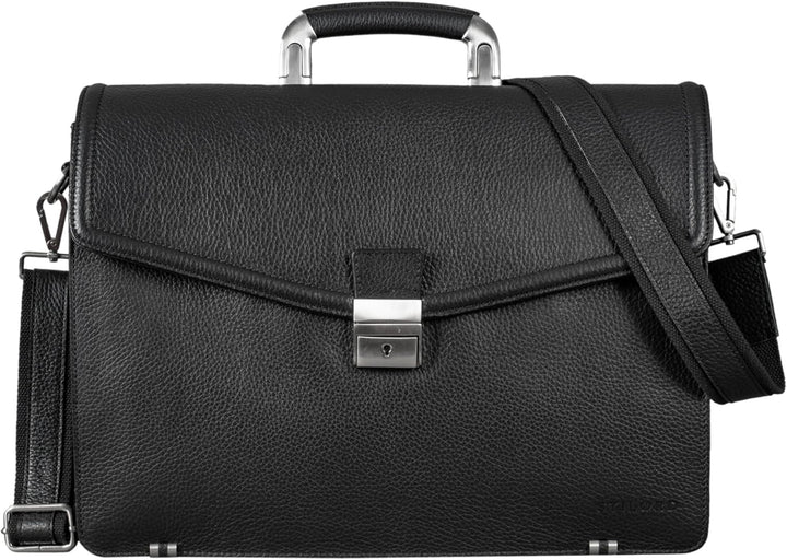 STILORD Lazarus Aktentasche Leder Gross Herren Damen Businesstasche 15,6 Zoll Laptoptasche Umhängeta