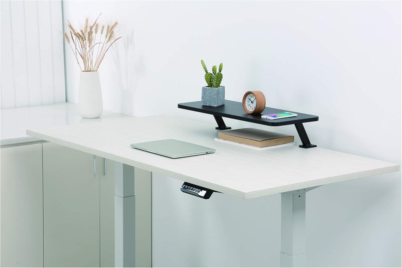 StarTech.com Bildschirmerhöhung (Klemmbarer Monitor Riser, extraweit 65 cm) schwarz