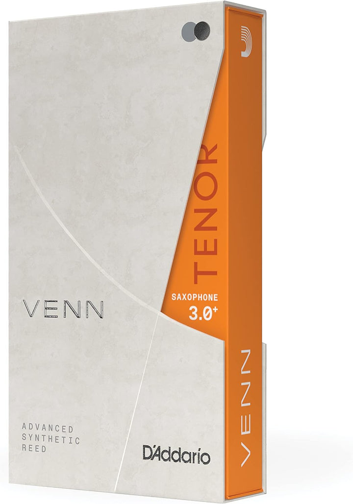 D'Addario VENN Blatt für Tenorsaxophon, G2, Stärke 3.0+ Strength 3.0, Strength 3.0