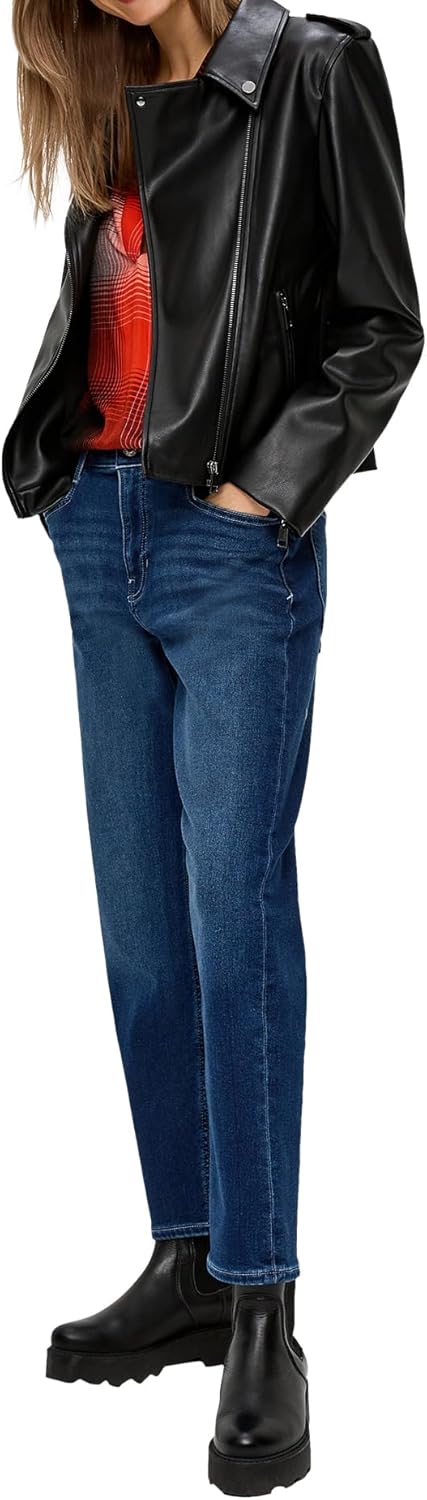 s.Oliver Damen Jeans Hose Slim Fit, Tapered Leg 36 58z5, 36 58z5