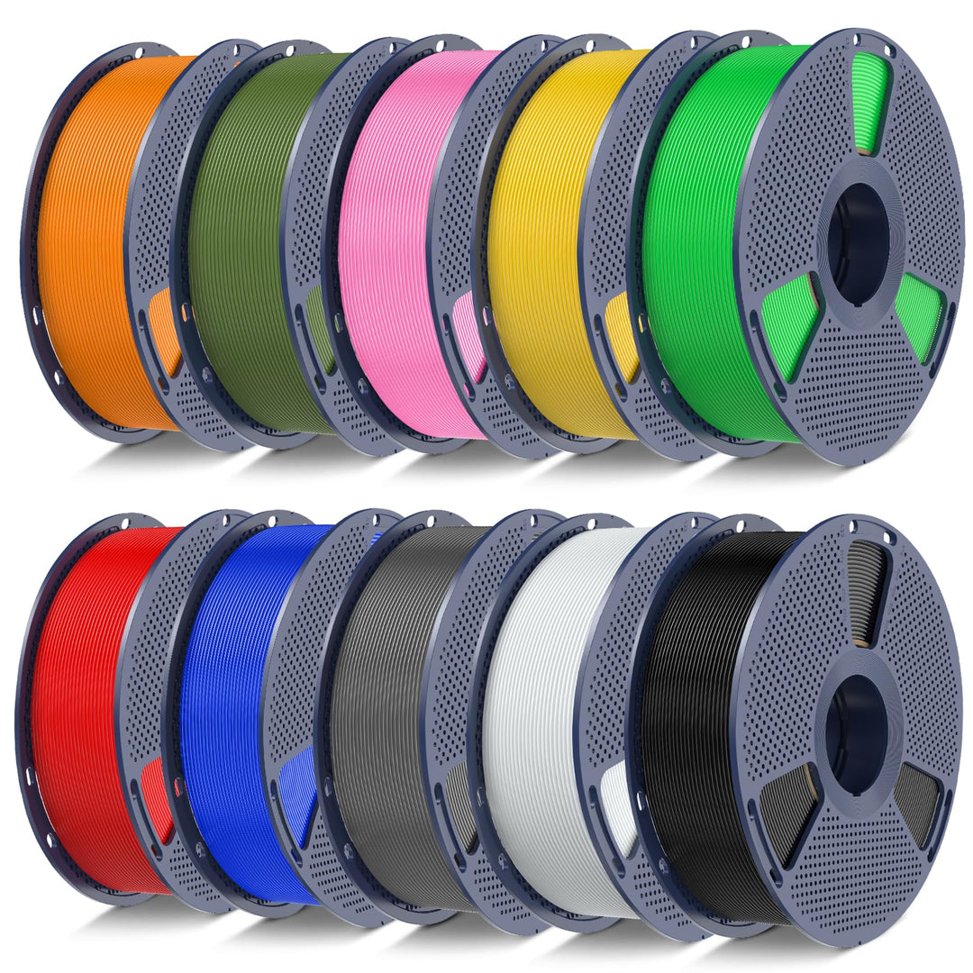 SUNLU 10KG Hohe Geschwindigkeit PLA Filament 1.75mm, 3D Drucker PLA Filament mit Hoher Fliessfähigke