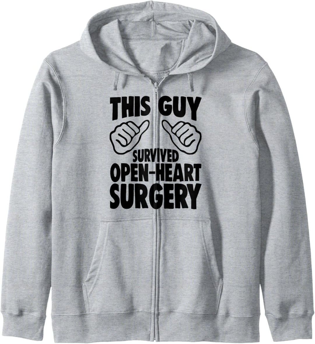 Dieser Kerl überlebte das Geschenk der Männer mit offener Kapuzenjacke