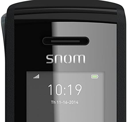 Snom M25 Office DECT-Mobilteil (bis zu 75 Stunden Standby und 7 Stunden Gesprächszeit, 1,4-Zoll-TFT