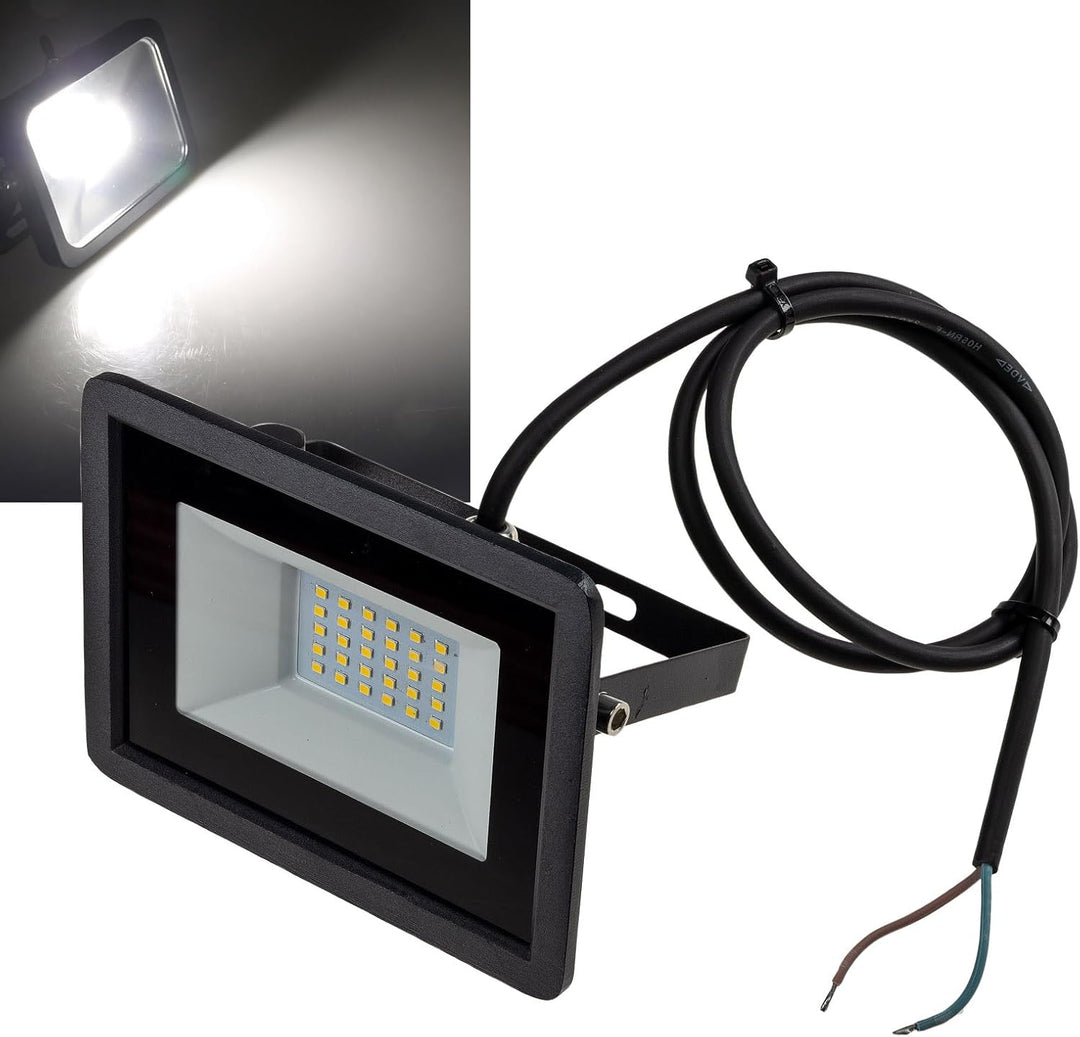 ChiliTec LED Scheinwerfer Fluter 30Watt Flutlicht 12V-24V Aussenstrahler - Beleuchtung Camper Wohnmo