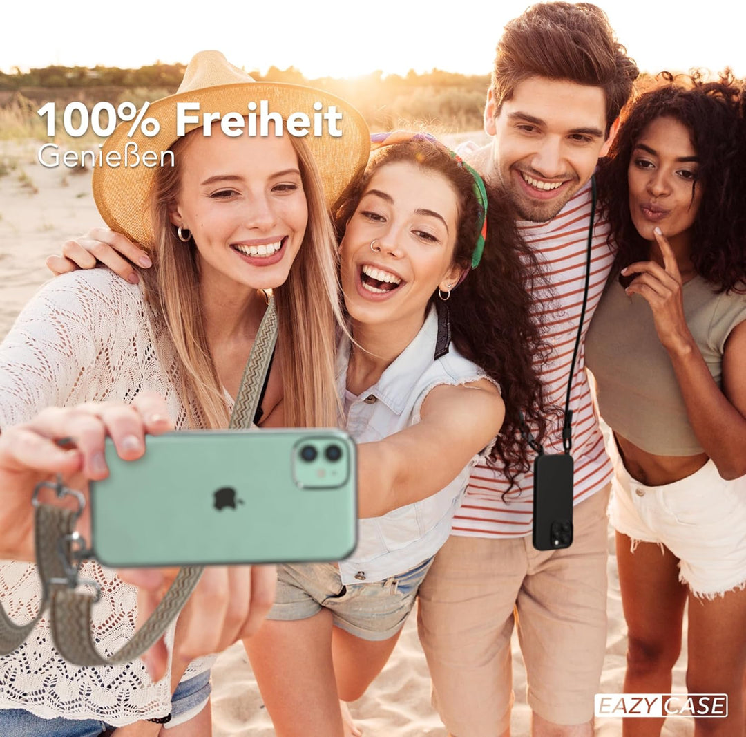 EAZY CASE Handykette - Verstellbares Taschenband kompatibel mit iPhone 11, Schulterriemen, Handykord