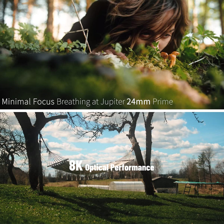 SIRUI Jupiter Macro T2 Vollformat Cine Prime Objektiv Set (24mm, 35mm und 50mm Cinema Objektiv Set),