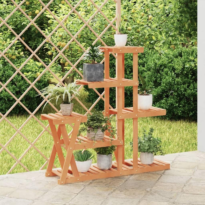 vidaXL Blumenständer, Pflanzenregal Holz, Blumenregal für Wohnzimmer Balkon Terrasse, Pflanzenstände