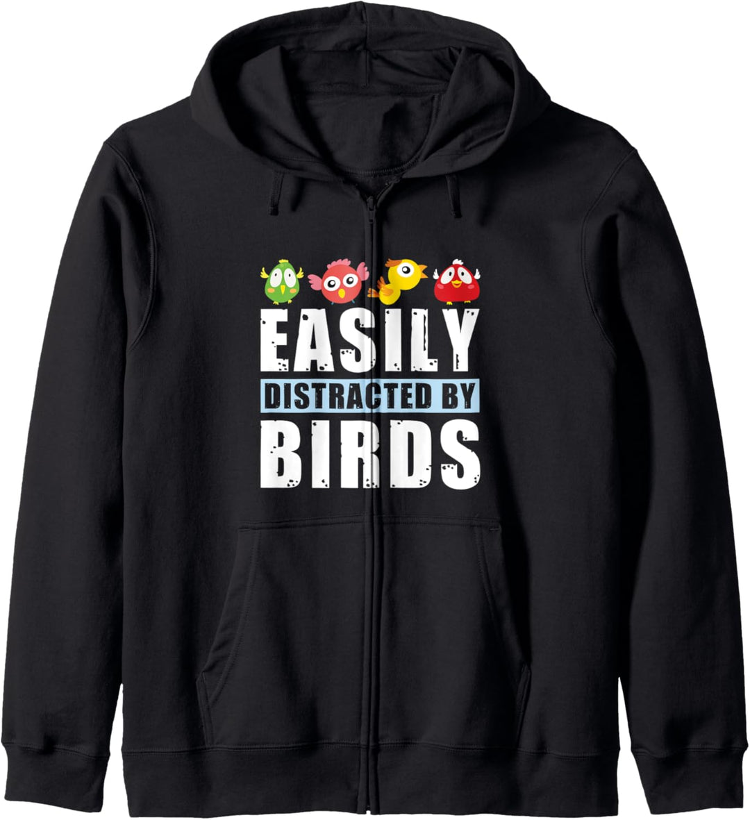 Leicht abgelenkt durch Vögel Geschenk Vogelbeobachtung Kapuzenjacke